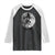 Wendigo Raglan Shirt Cryptid Horror Moon Mythical Creature Halloween TS10 Black White Print Your Wear