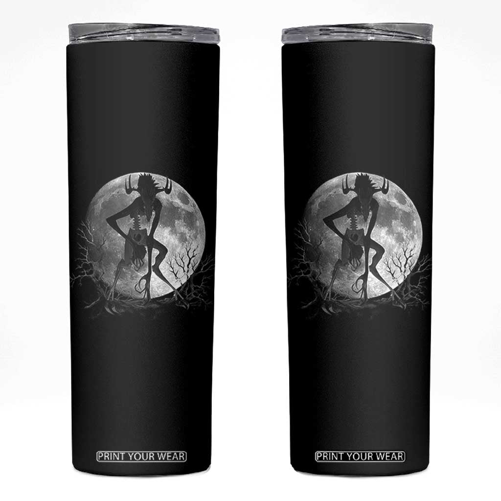Wendigo Skinny Tumbler Cryptid Horror Moon Mythical Creature Halloween TS10 Black Print Your Wear