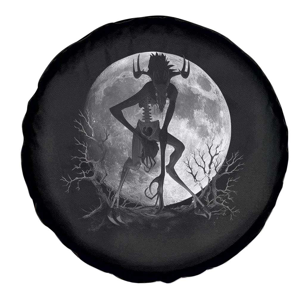 Wendigo Spare Tire Cover Cryptid Horror Moon Mythical Creature Halloween TS10 Print Your Wear