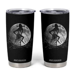 Wendigo Tumbler Cup Cryptid Horror Moon Mythical Creature Halloween TS10 Black Print Your Wear