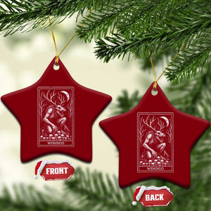 Wendigo Ceramic Ornament Tarot Card Horror Cryptid Occult Dark Fantasy TS10 Print Your Wear