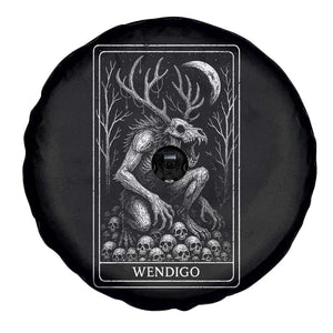 Wendigo Spare Tire Cover Tarot Card Horror Cryptid Occult Dark Fantasy TS10 Print Your Wear