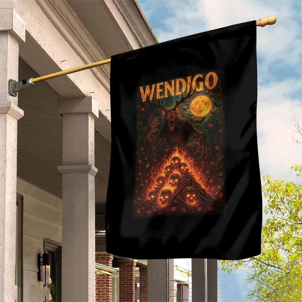 Wendigo Garden Flag Halloween Cryptid Horror Mythical Creature TS10 Print Your Wear