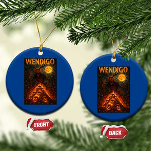 Wendigo Ceramic Ornament Halloween Cryptid Horror Mythical Creature TS10 1pc Blue Print Your Wear