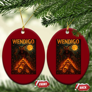 Wendigo Ceramic Ornament Halloween Cryptid Horror Mythical Creature TS10 Print Your Wear