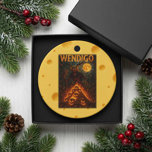 Wendigo Ceramic Ornament Halloween Cryptid Horror Mythical Creature TS10 1pc Yellow Cheese Print Your Wear