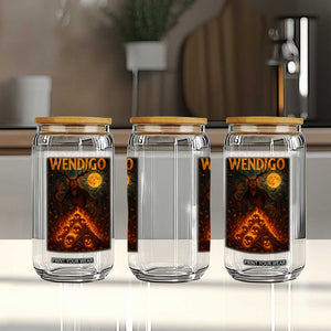 Wendigo Glass Can Halloween Cryptid Horror Mythical Creature TS10 Print Your Wear