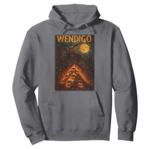 Wendigo Hoodie Halloween Cryptid Horror Mythical Creature TS10 Charcoal Print Your Wear