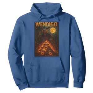 Wendigo Hoodie Halloween Cryptid Horror Mythical Creature TS10 Royal Blue Print Your Wear