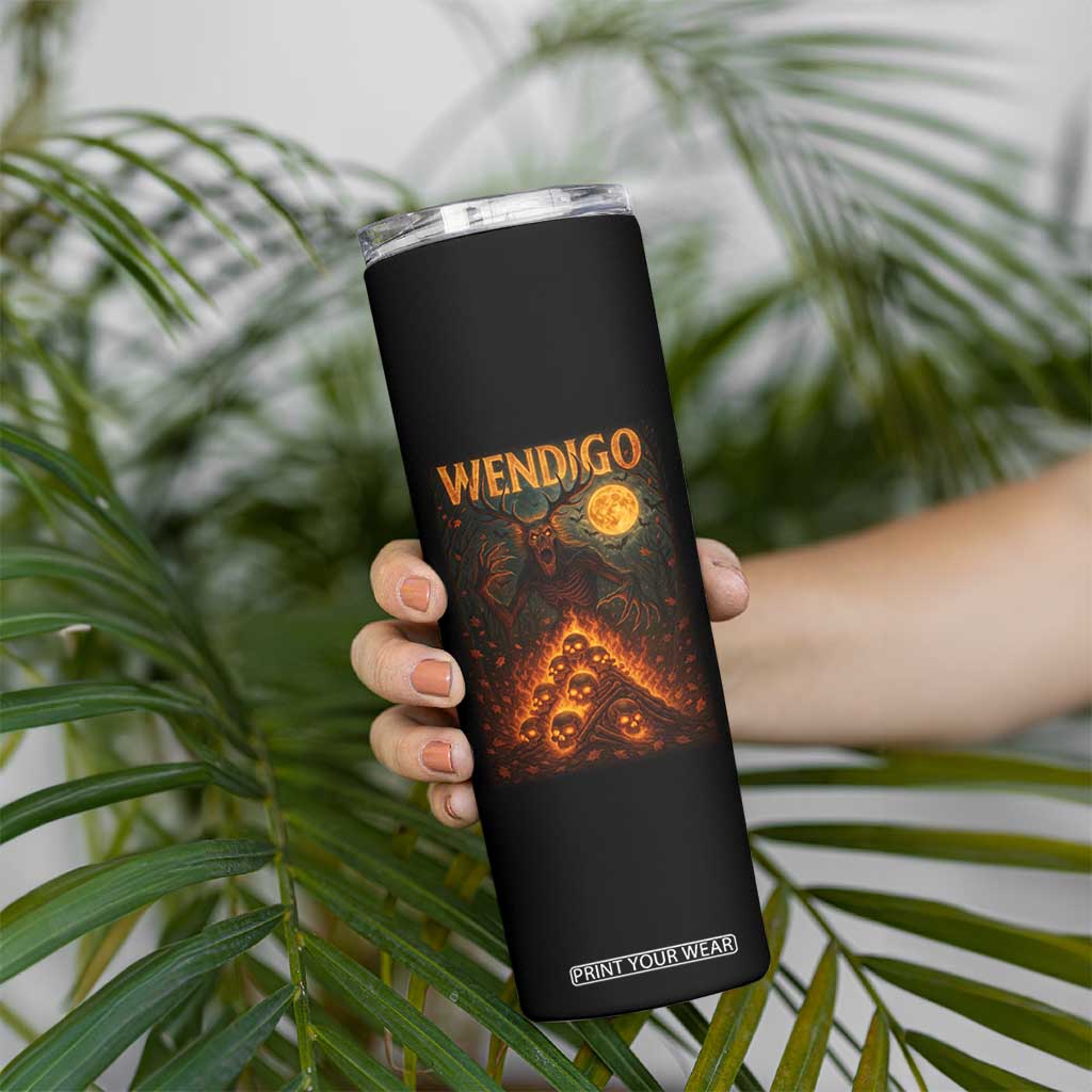 Wendigo Skinny Tumbler Halloween Cryptid Horror Mythical Creature TS10 Print Your Wear