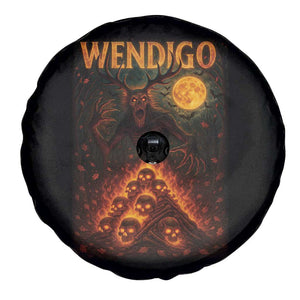 Wendigo Spare Tire Cover Halloween Cryptid Horror Mythical Creature TS10 Print Your Wear