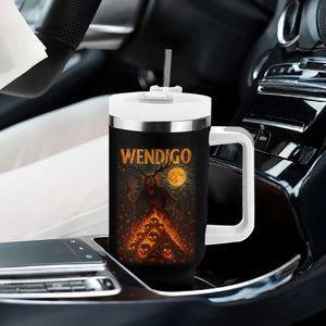 Wendigo Tumbler With Handle Halloween Cryptid Horror Mythical Creature TS10 Print Your Wear