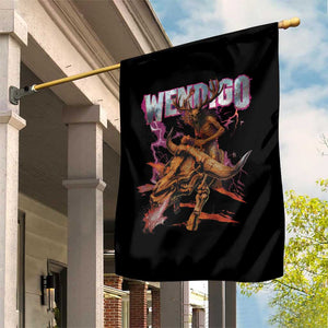 Wendigo Garden Flag Riding Skeleton Cryptid Occult Dark Fantasy TS10 Print Your Wear