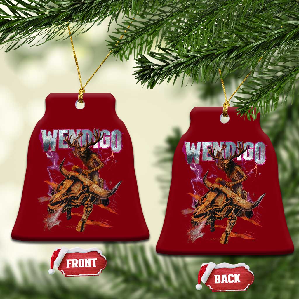 Wendigo Ceramic Ornament Riding Skeleton Cryptid Occult Dark Fantasy TS10 Print Your Wear