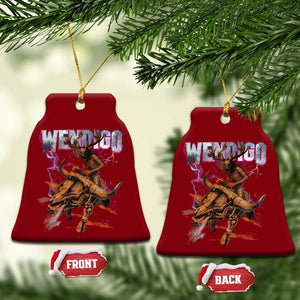 Wendigo Ceramic Ornament Riding Skeleton Cryptid Occult Dark Fantasy TS10 Print Your Wear
