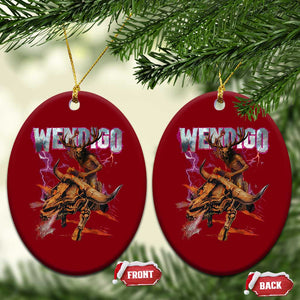 Wendigo Ceramic Ornament Riding Skeleton Cryptid Occult Dark Fantasy TS10 Print Your Wear