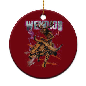 Wendigo Ceramic Ornament Riding Skeleton Cryptid Occult Dark Fantasy TS10 1pc Red Print Your Wear