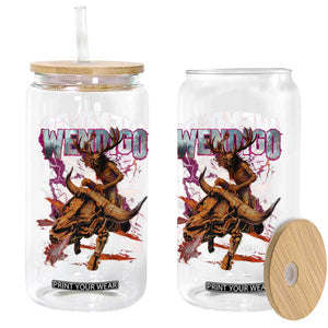 Wendigo Glass Can Riding Skeleton Cryptid Occult Dark Fantasy TS10 Print Your Wear