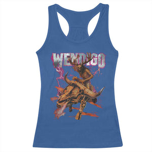 Wendigo Racerback Tank Top Riding Skeleton Cryptid Occult Dark Fantasy TS10 Royal Blue Print Your Wear