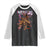 Wendigo Raglan Shirt Riding Skeleton Cryptid Occult Dark Fantasy TS10 Black White Print Your Wear