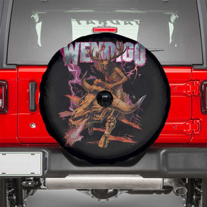 Wendigo Spare Tire Cover Riding Skeleton Cryptid Occult Dark Fantasy TS10 Black Print Your Wear
