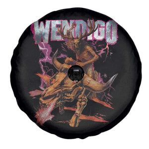Wendigo Spare Tire Cover Riding Skeleton Cryptid Occult Dark Fantasy TS10 Print Your Wear