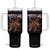 Wendigo Tumbler With Handle Riding Skeleton Cryptid Occult Dark Fantasy TS10 One Size: 40 oz Black Print Your Wear