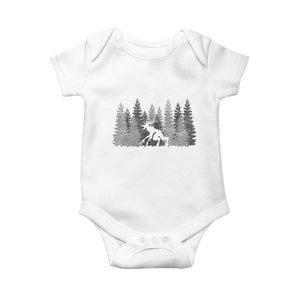 Wendigo Baby Onesie Mountain Trees Cryptid Occult Dark Fantasy TS10 White Print Your Wear