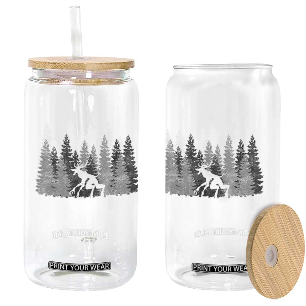 Wendigo Glass Can Mountain Trees Cryptid Occult Dark Fantasy TS10 Print Your Wear