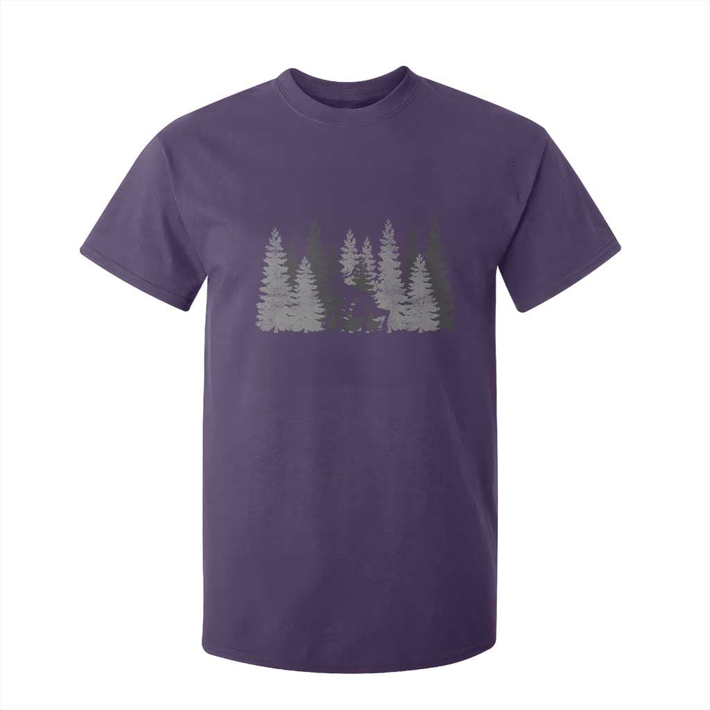 Wendigo T Shirt For Kid Mountain Trees Cryptid Occult Dark Fantasy TS10 Purple Print Your Wear