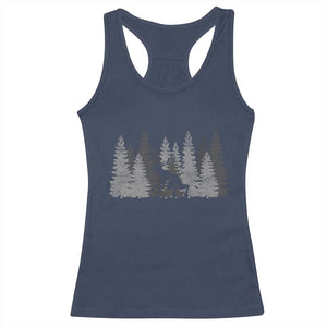 Wendigo Racerback Tank Top Mountain Trees Cryptid Occult Dark Fantasy TS10 Navy Print Your Wear