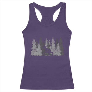 Wendigo Racerback Tank Top Mountain Trees Cryptid Occult Dark Fantasy TS10 Purple Print Your Wear