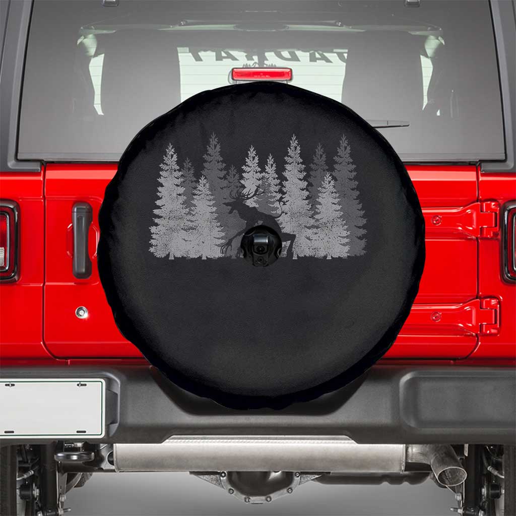 Wendigo Spare Tire Cover Mountain Trees Cryptid Occult Dark Fantasy TS10 Black Print Your Wear