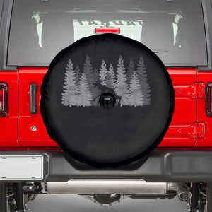 Wendigo Spare Tire Cover Mountain Trees Cryptid Occult Dark Fantasy TS10 Black Print Your Wear