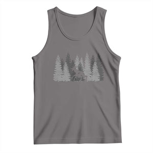 Wendigo Tank Top Mountain Trees Cryptid Occult Dark Fantasy TS10 Deep Heather Print Your Wear