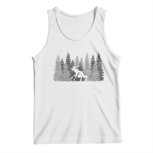 Wendigo Tank Top Mountain Trees Cryptid Occult Dark Fantasy TS10 White Print Your Wear