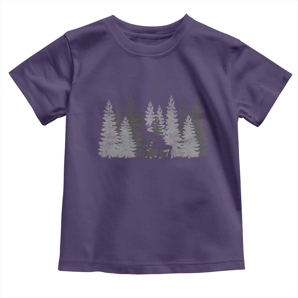 Wendigo Toddler T Shirt Mountain Trees Cryptid Occult Dark Fantasy TS10 Purple Print Your Wear