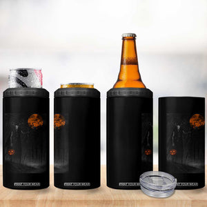 Halloween Wendigo 4 in 1 Can Cooler Tumbler Scary Pumpkin Moon TS10 Print Your Wear