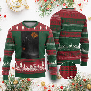 Halloween Wendigo Ugly Christmas Sweater Scary Pumpkin Moon TS10 Red Green Print Your Wear