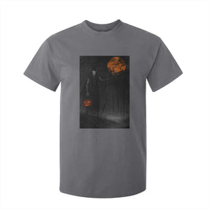 Halloween Wendigo T Shirt For Kid Scary Pumpkin Moon TS10 Charcoal Print Your Wear