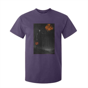 Halloween Wendigo T Shirt For Kid Scary Pumpkin Moon TS10 Purple Print Your Wear