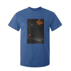 Halloween Wendigo T Shirt For Kid Scary Pumpkin Moon TS10 Royal Blue Print Your Wear
