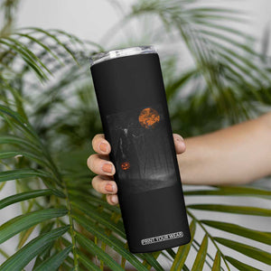 Halloween Wendigo Skinny Tumbler Scary Pumpkin Moon TS10 Print Your Wear