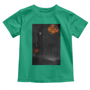 Halloween Wendigo Toddler T Shirt Scary Pumpkin Moon TS10 Irish Green Print Your Wear