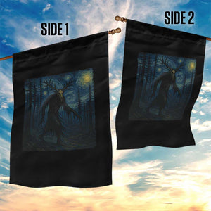 Wendigo Starry Night Garden Flag Van Gogh Dark Fantasy Cryptid Lovers TS10 Print Your Wear