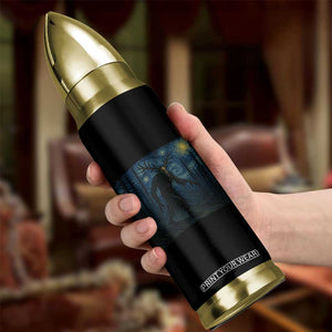 Wendigo Starry Night Bullet Tumbler Van Gogh Dark Fantasy Cryptid Lovers TS10 Print Your Wear