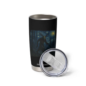 Wendigo Starry Night Tumbler Cup Van Gogh Dark Fantasy Cryptid Lovers TS10 Print Your Wear