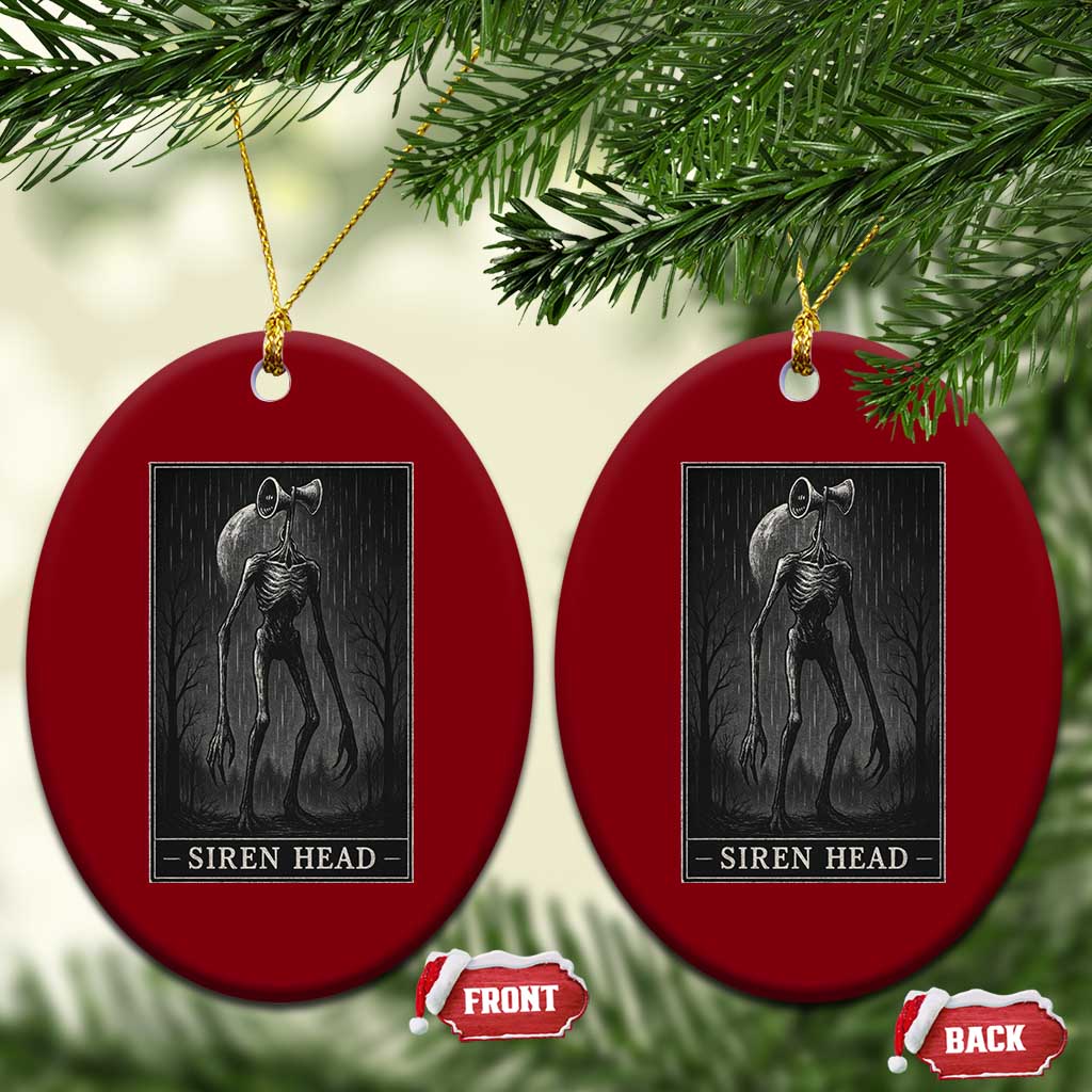 Siren Head Ceramic Ornament Tarot Card Horror American Cryptid TS10 Print Your Wear