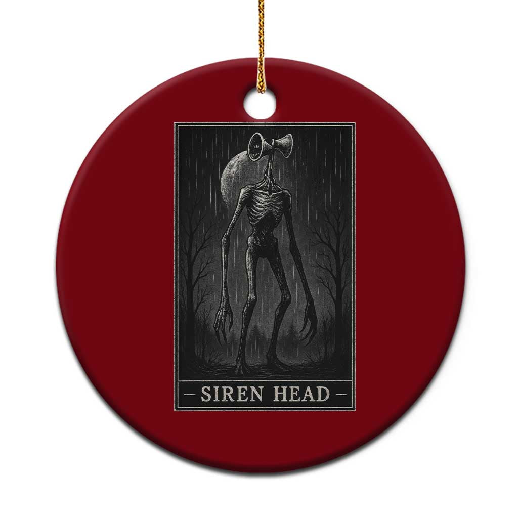 Siren Head Ceramic Ornament Tarot Card Horror American Cryptid TS10 1pc Red Print Your Wear