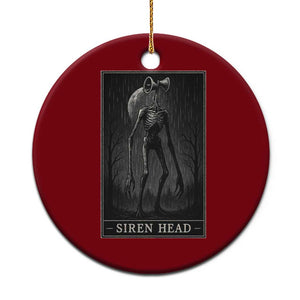 Siren Head Ceramic Ornament Tarot Card Horror American Cryptid TS10 1pc Red Print Your Wear